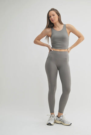 venice cloud light sculpt legging in new pewter