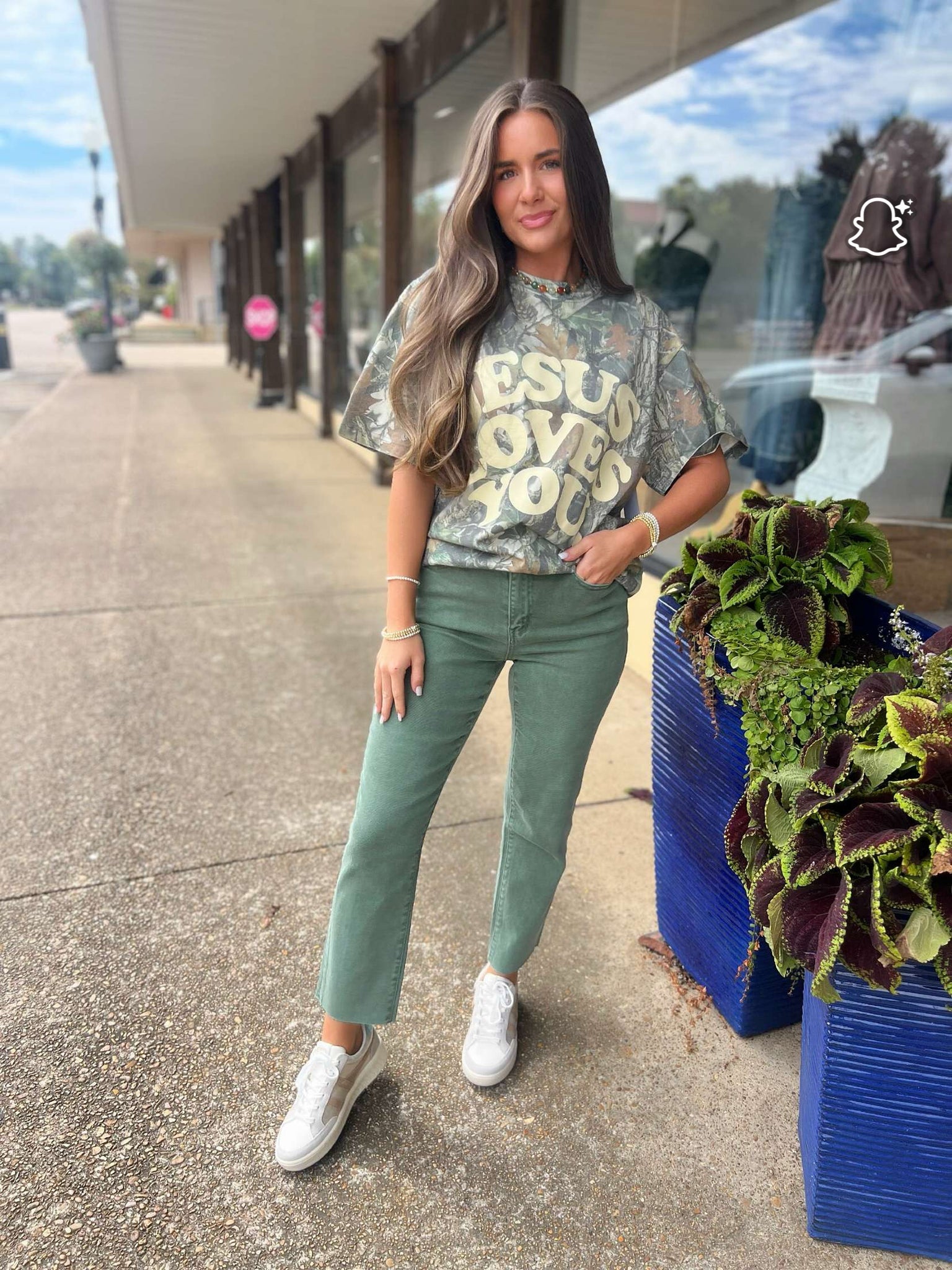 layton straight leg in Olive