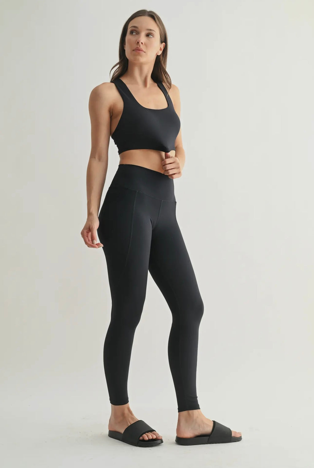 venice cloud light sculpt legging in black