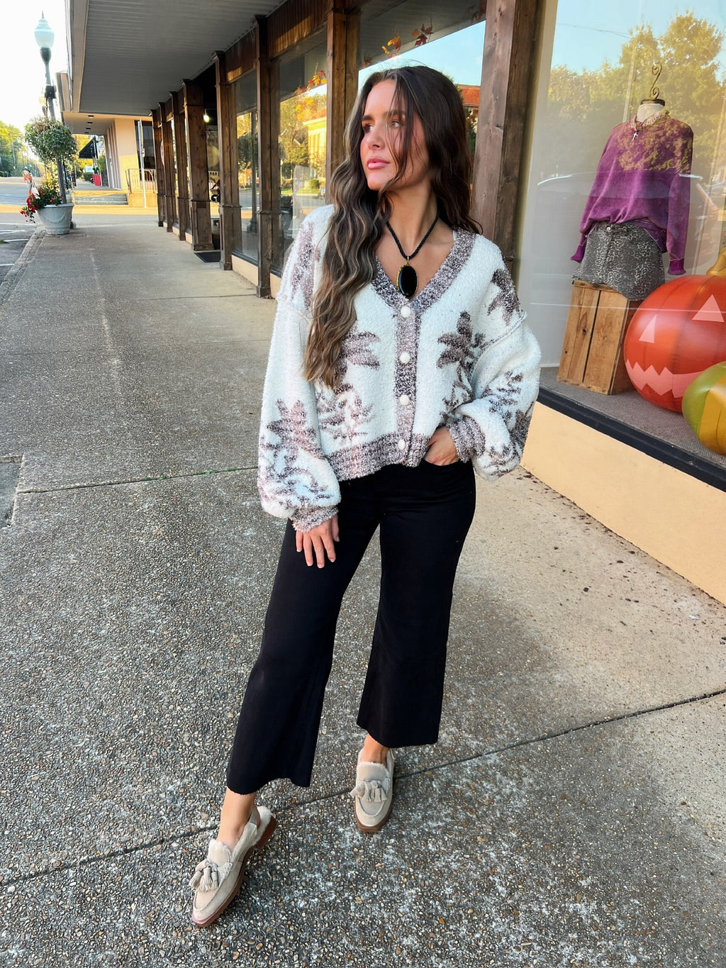 stratton sweater in mocha