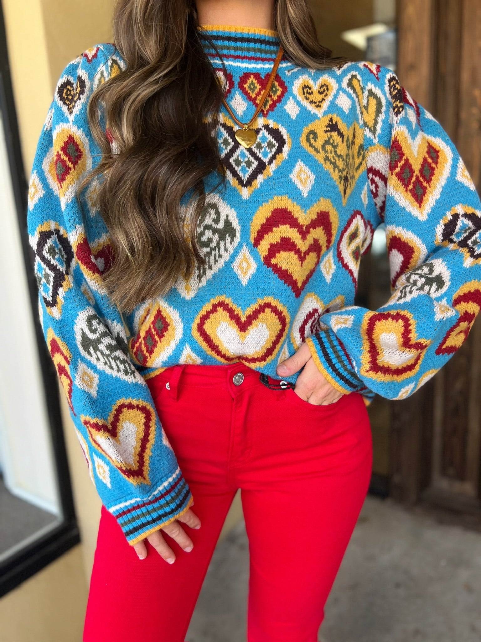 take heart sweater