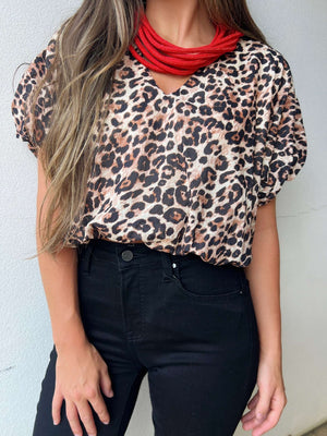 leopard dream top