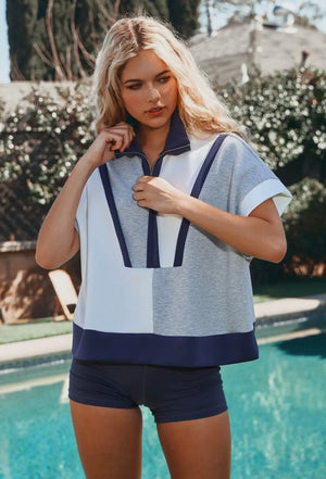 streamline quarter zip