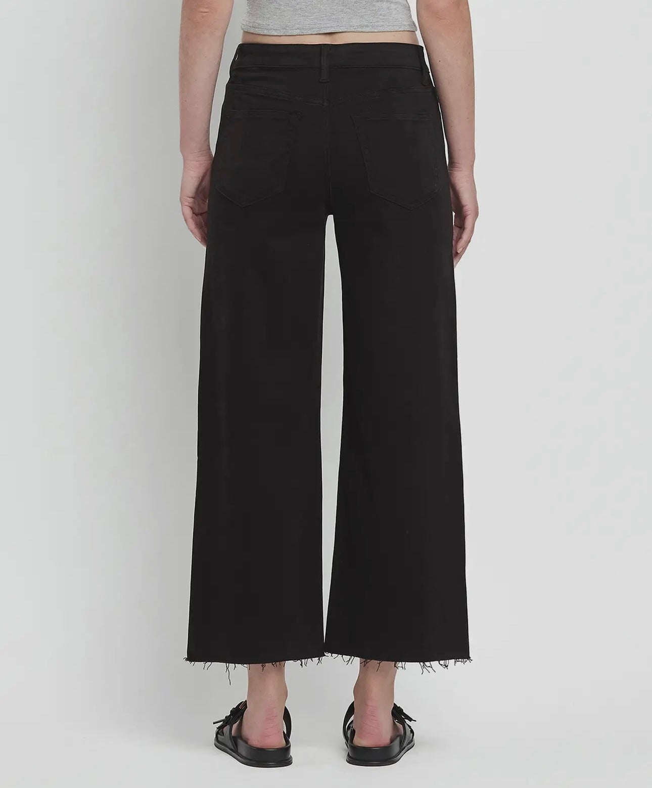 vervet olivia wide leg - black