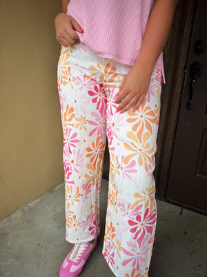 whimsical summer straight pant
