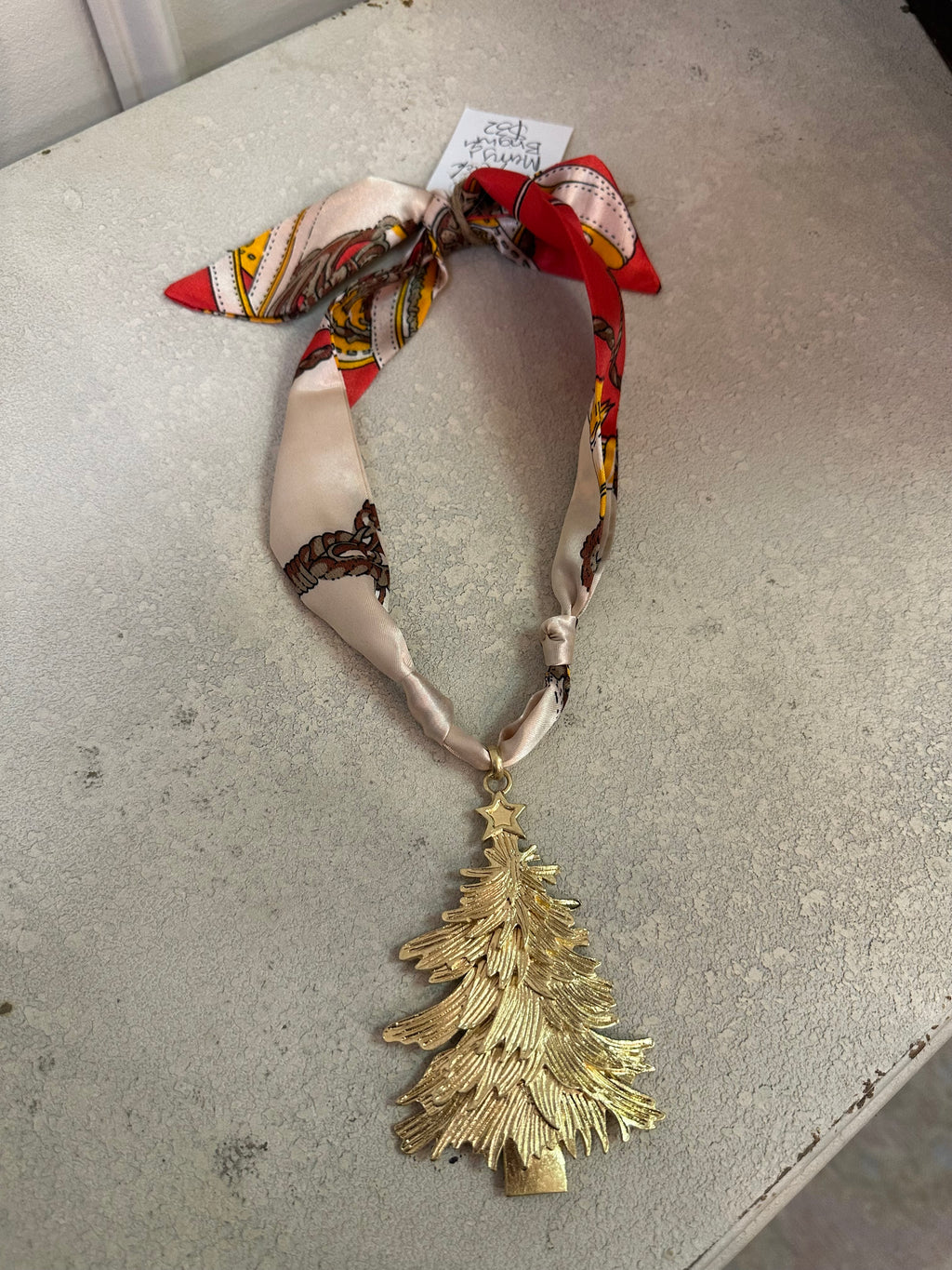 merry & bright scarf necklace