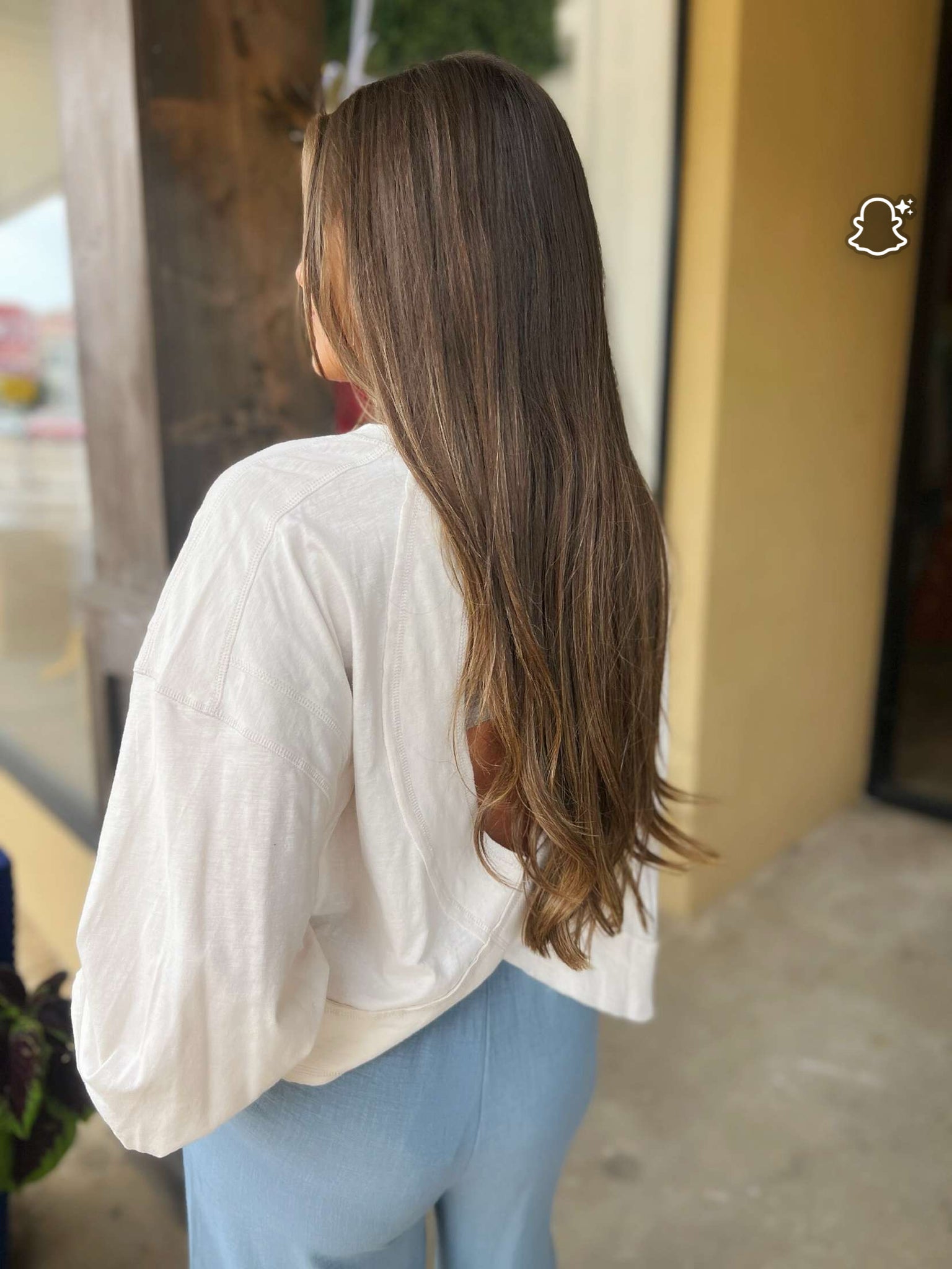 crossover top in natural