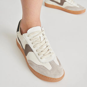 dolce vita notice - white / grey leather