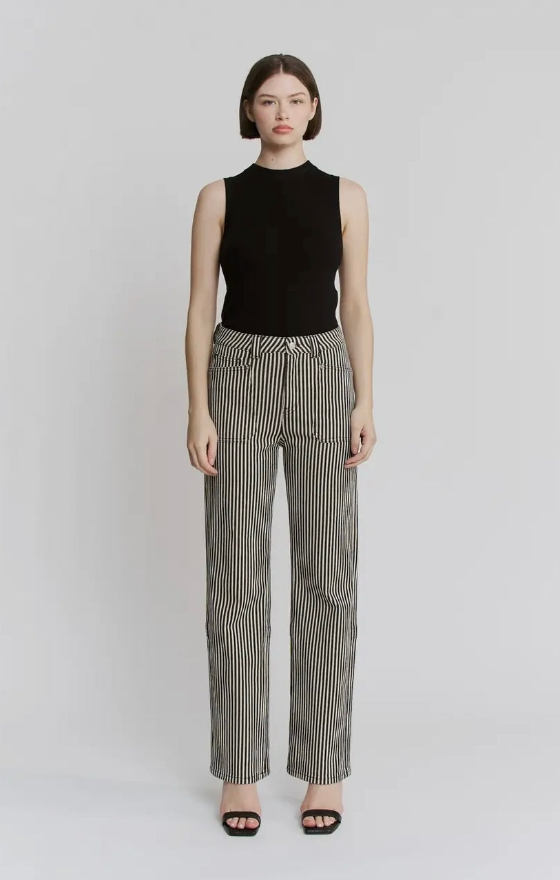 mica breck striped straight jean