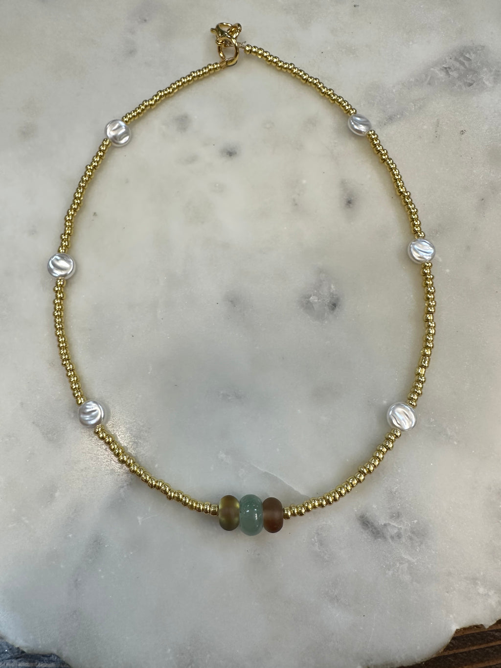 palm springs beaded necklace