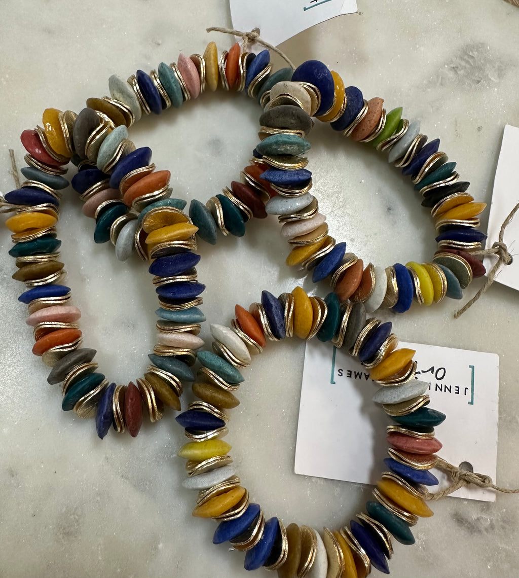 JTO African disc beaded bracelet #1