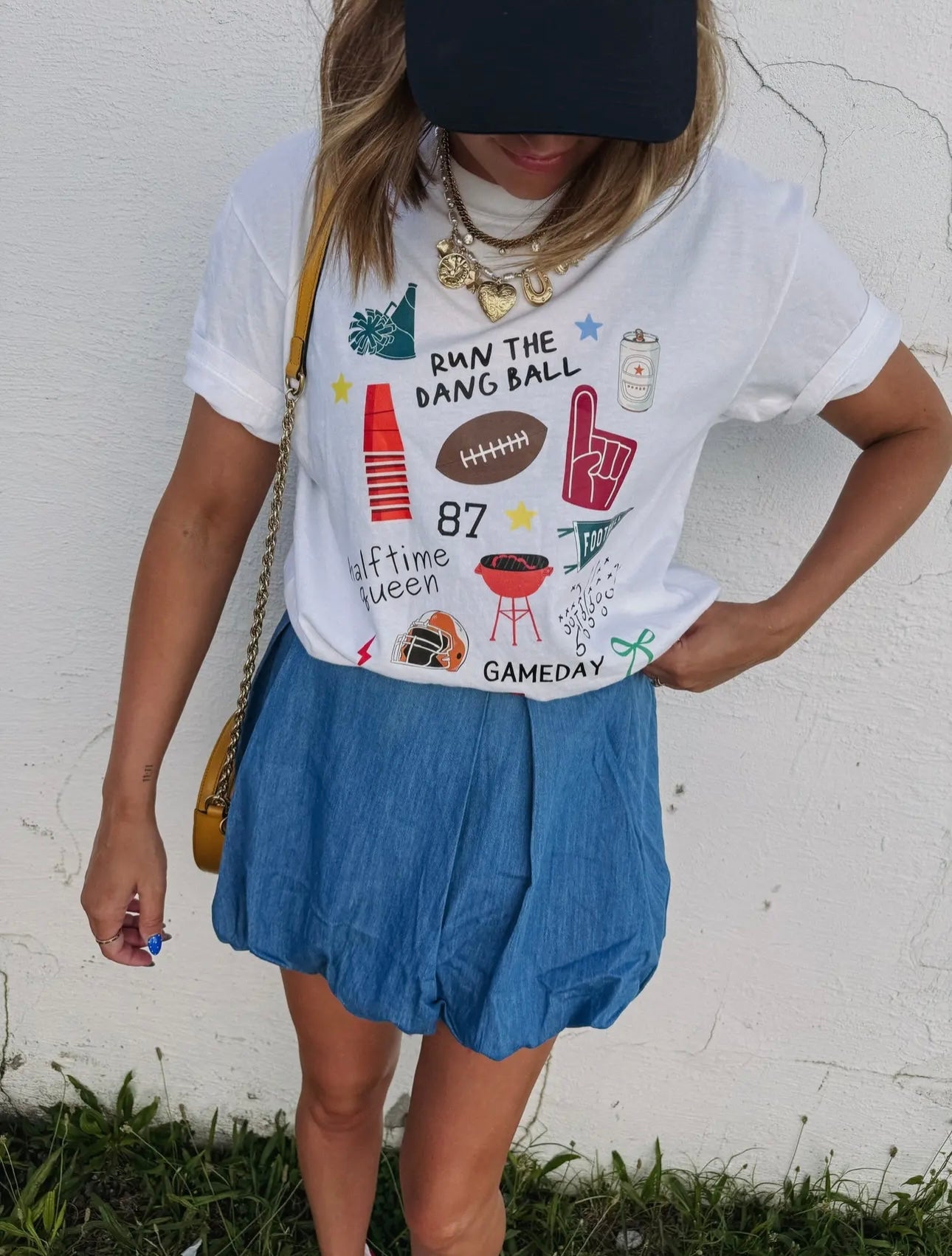 run the dang ball graphic tee