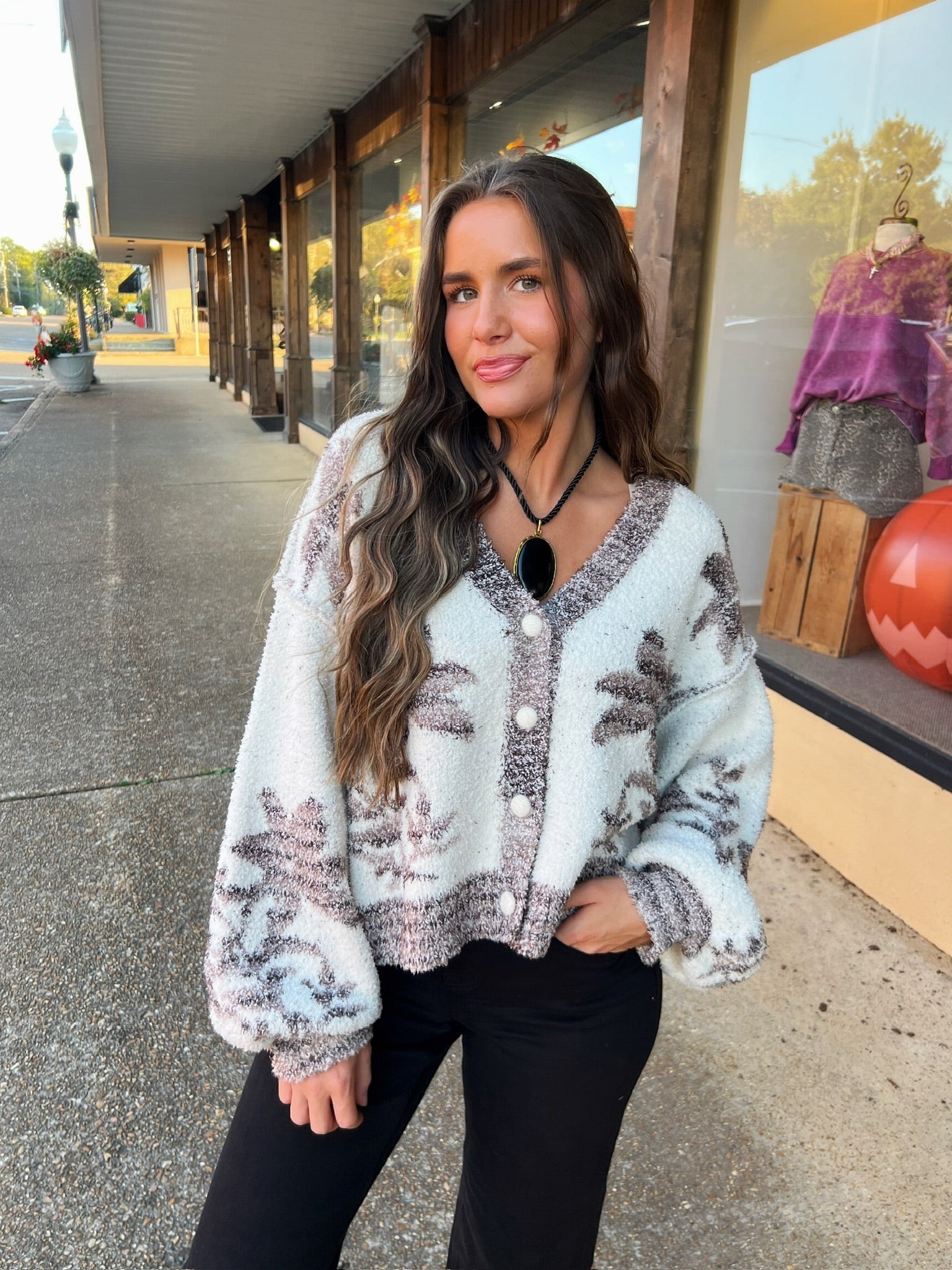 stratton sweater in mocha