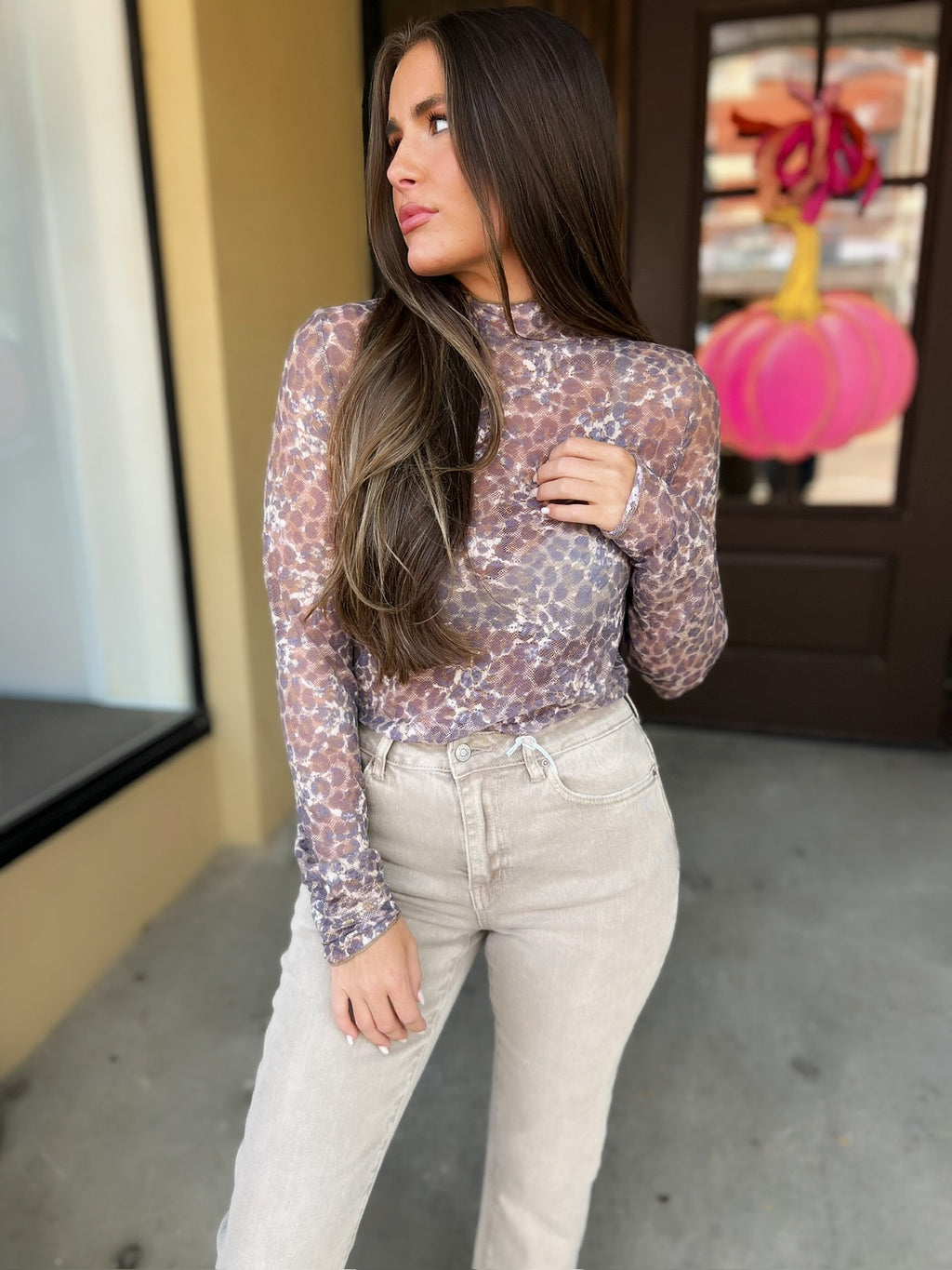 hendrix lace layering top