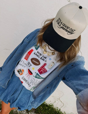 run the dang ball graphic tee