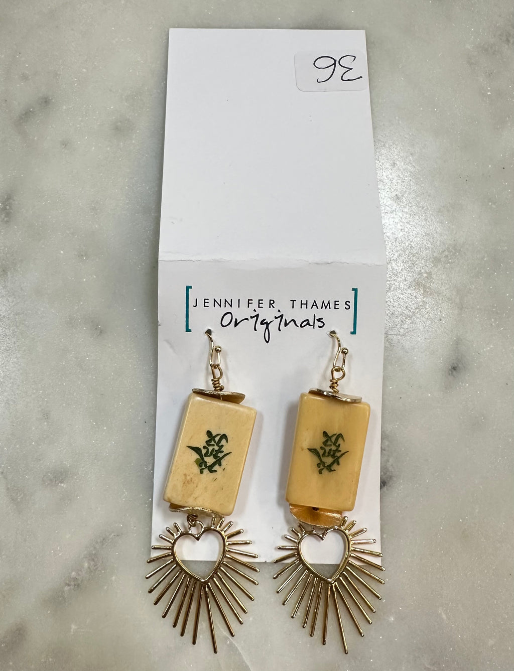 JTO mahjong earring #2