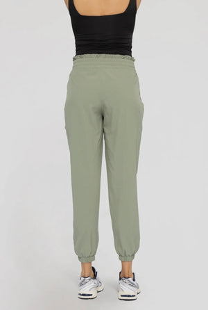 cuffed essential jogger - sea spray