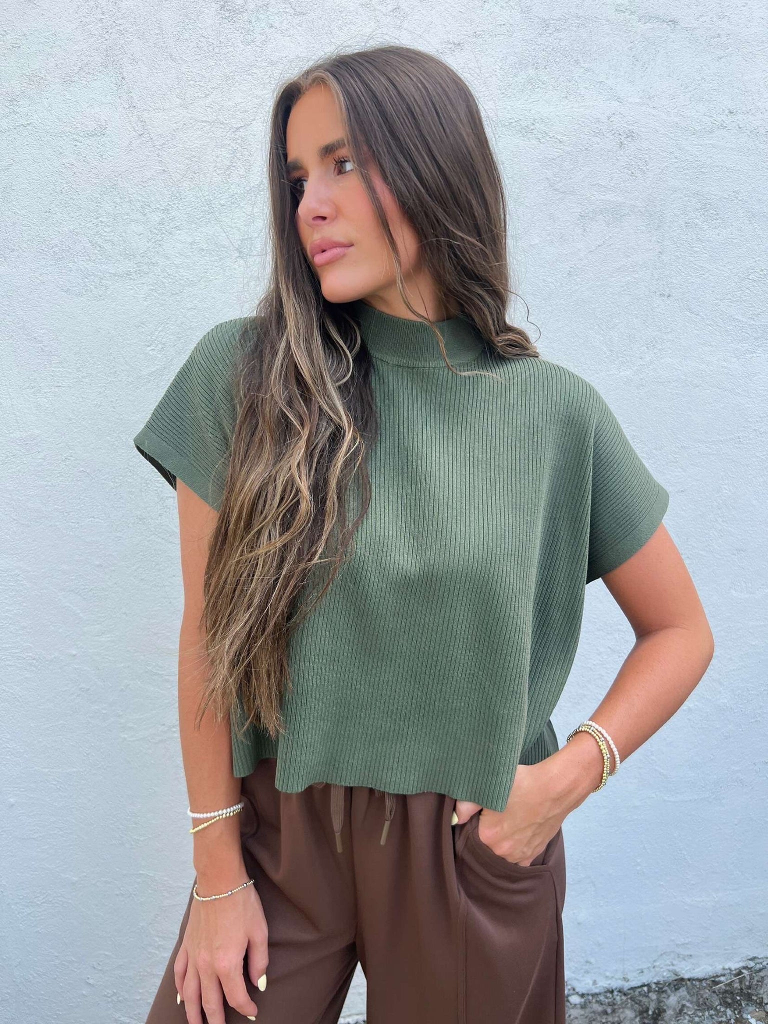kimmy sweater - olive