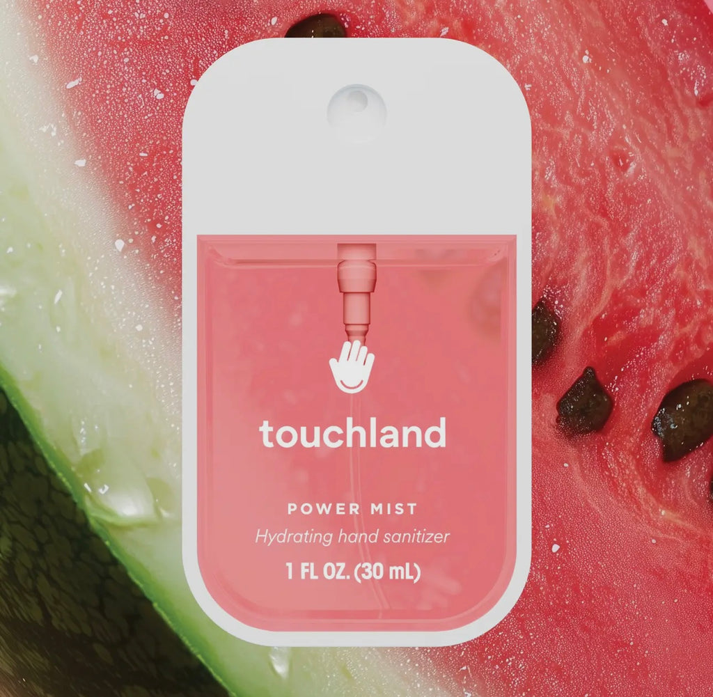 touchland wild watermelon power mist hydrating hand sanitizer