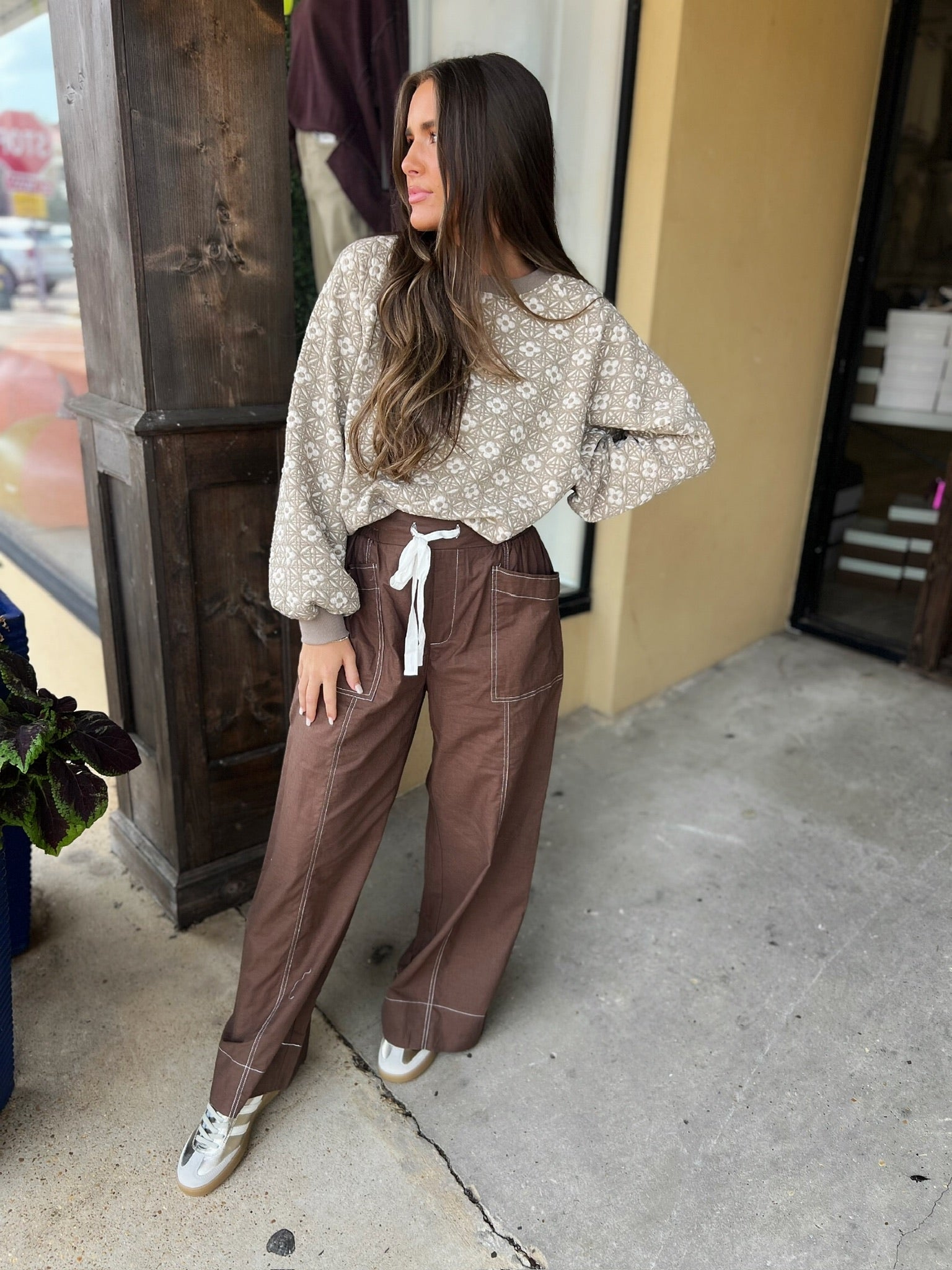 macon wide leg pant