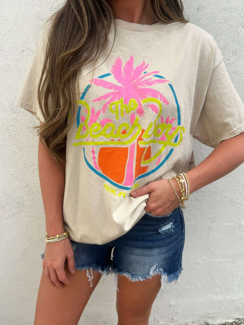 LivyLu The Beach Boys licensed thrifted tee