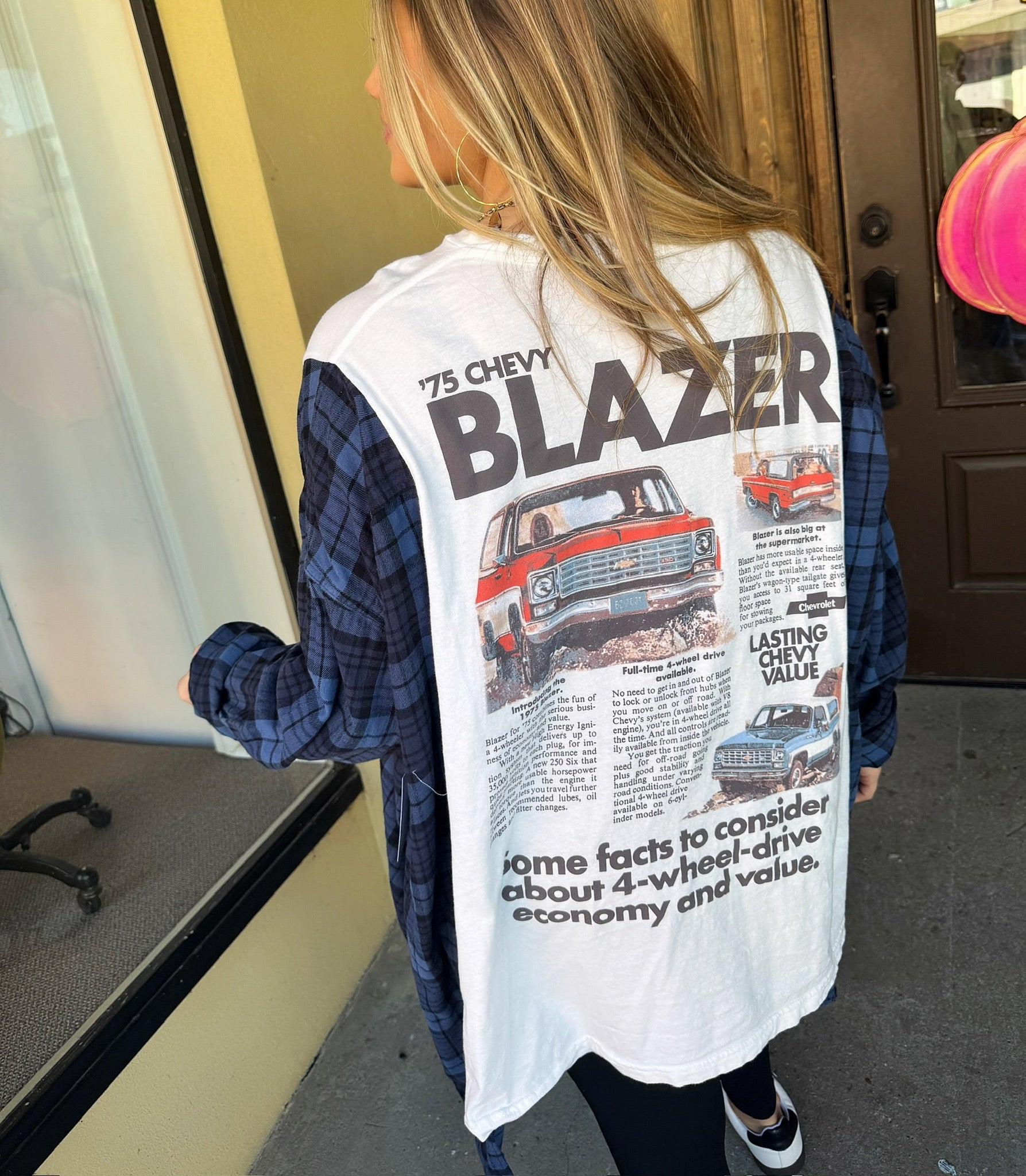 blue chevy blazer one of a kind top