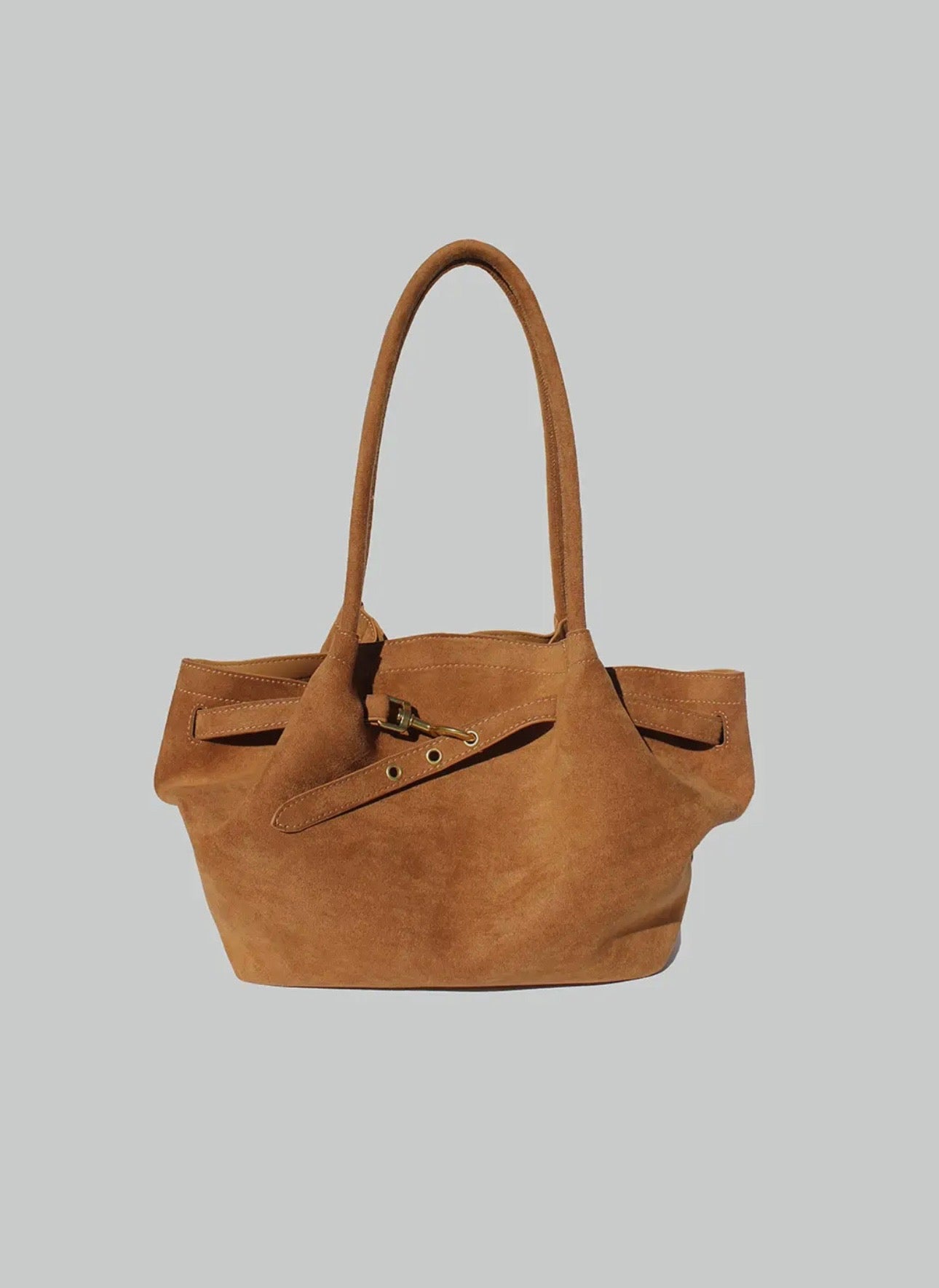 alora faux suede shoulder bag