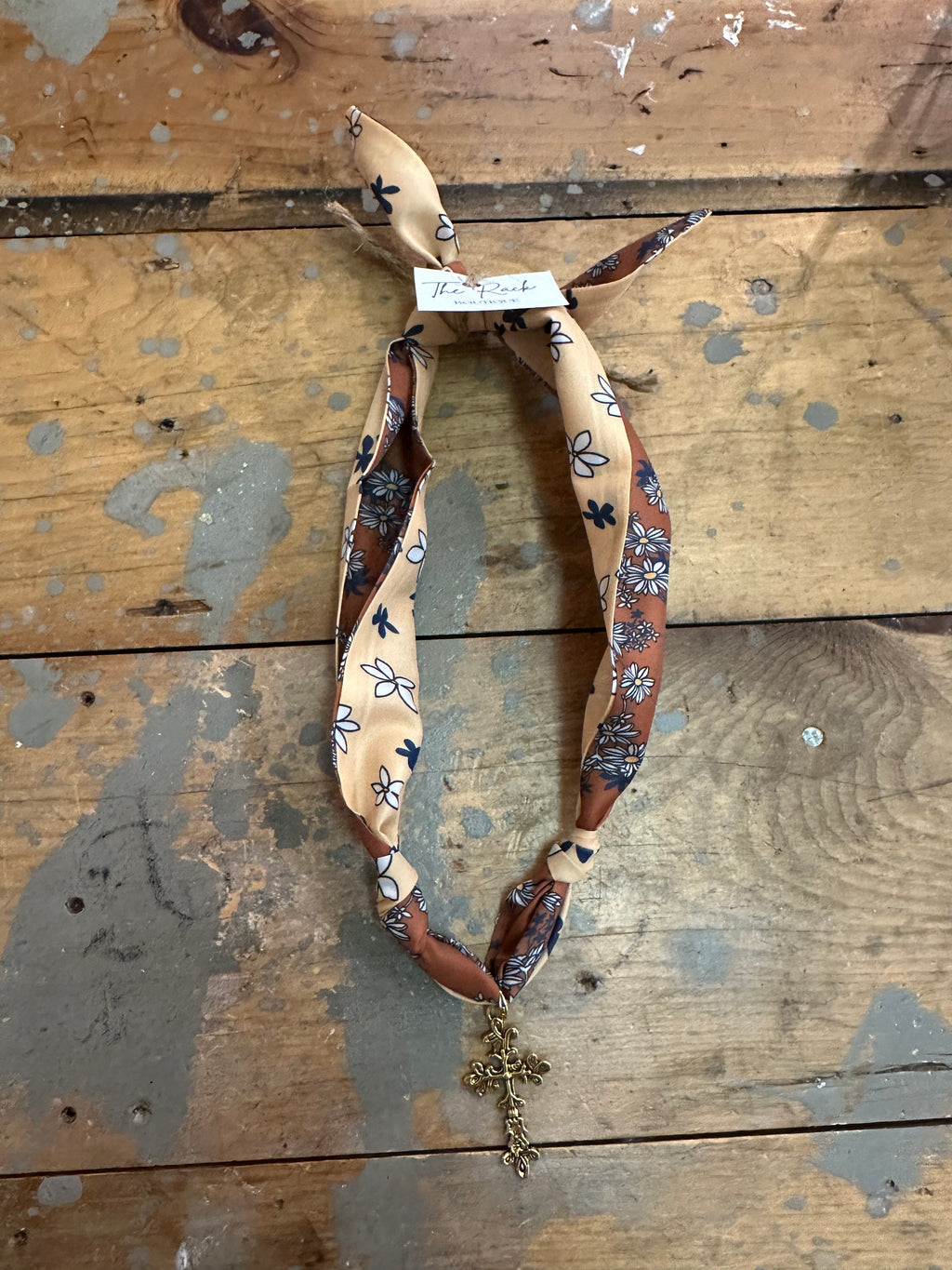 TR scarf necklace #114