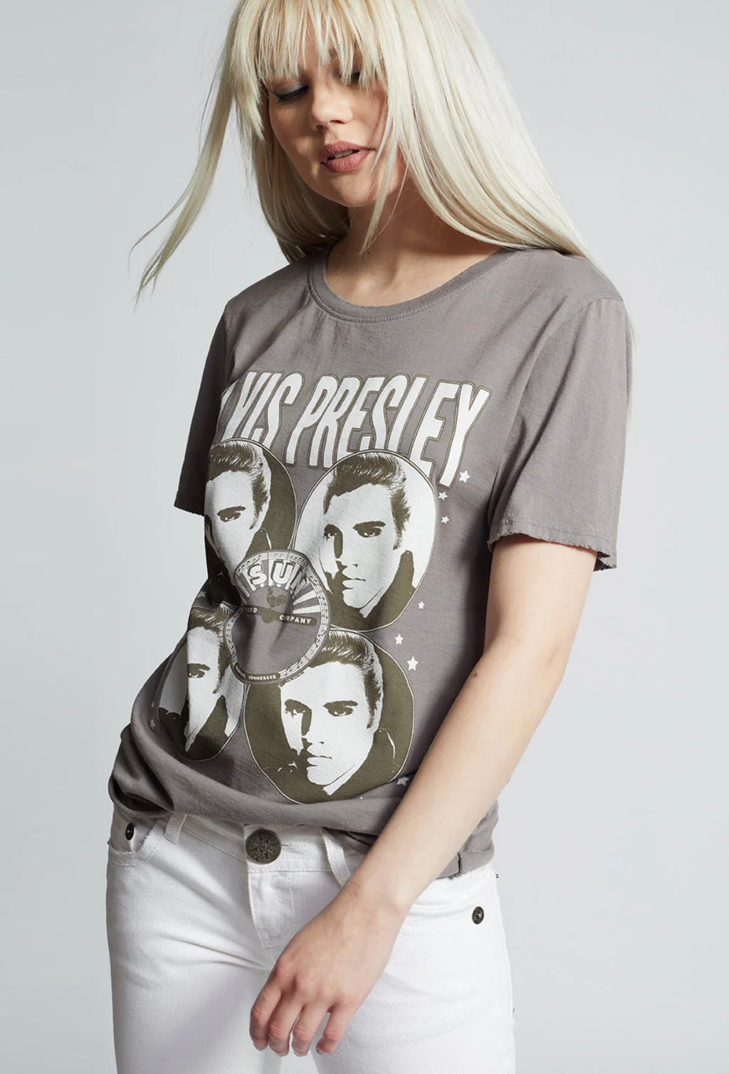 recycled karma elvis x sun records company tee