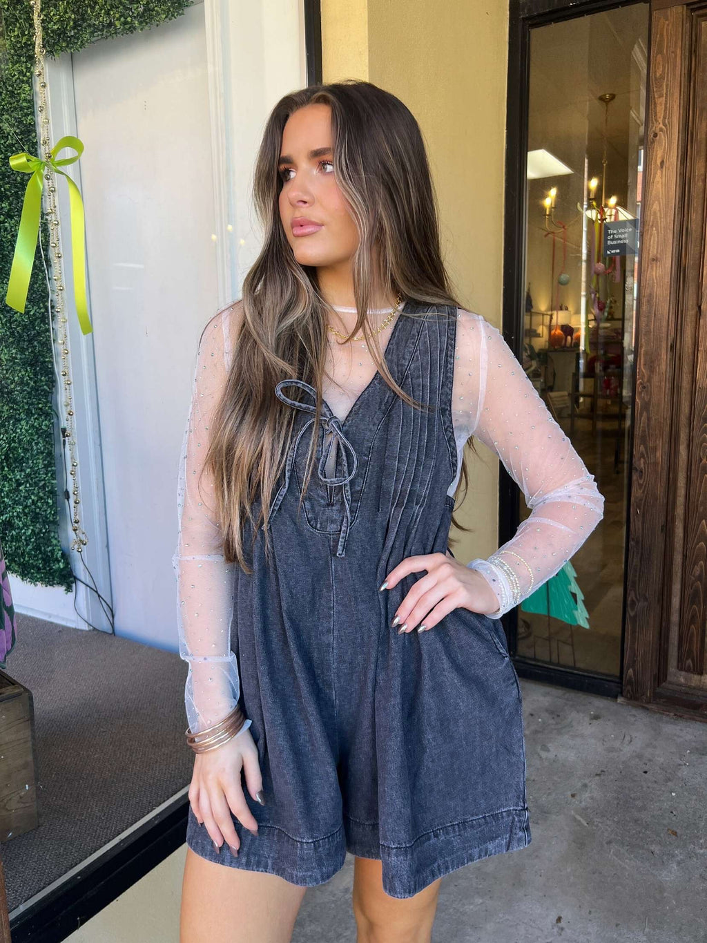 denim daze romper