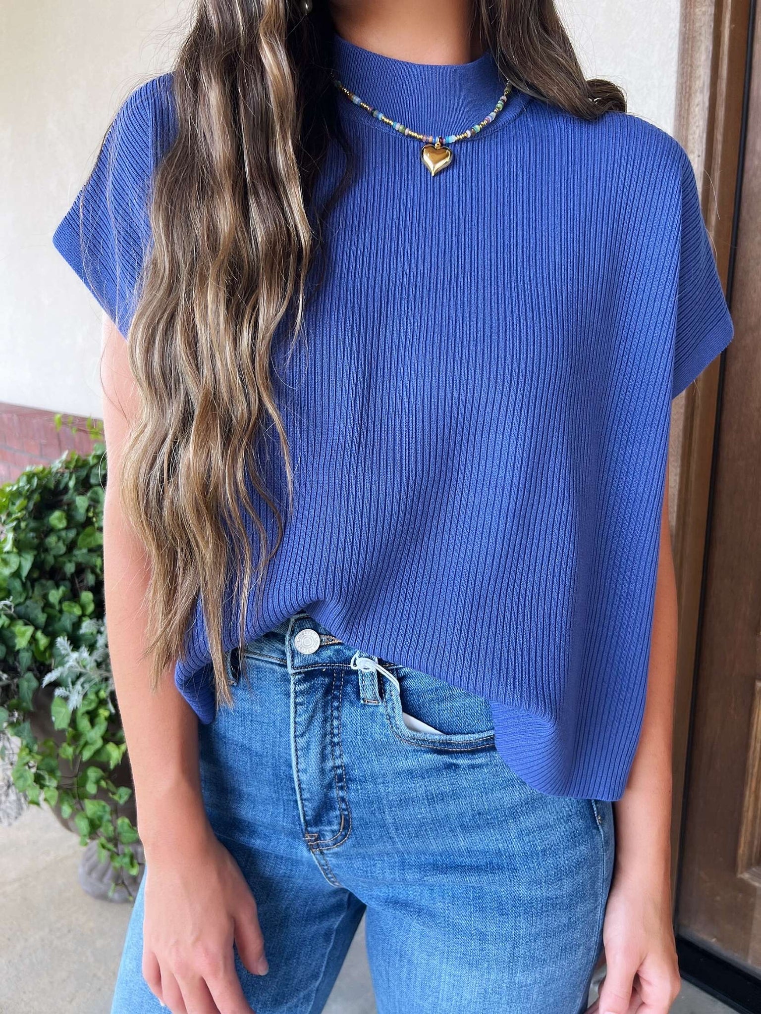kimmy sweater in blue