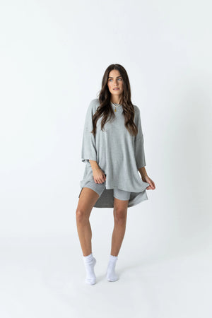 foxy kind all weekend long set - grey