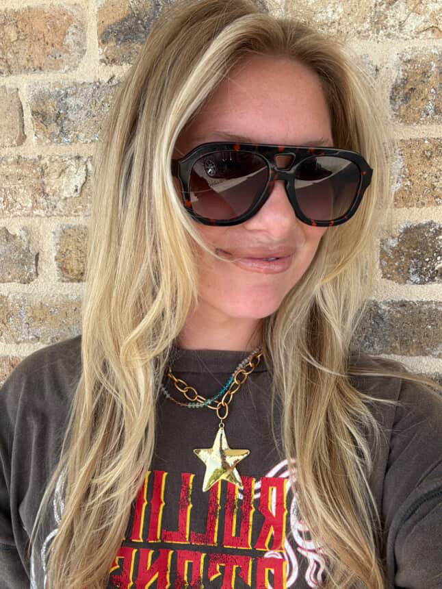 triple play star necklace