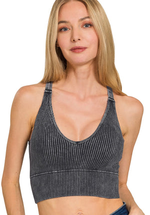 the essential bralette in black