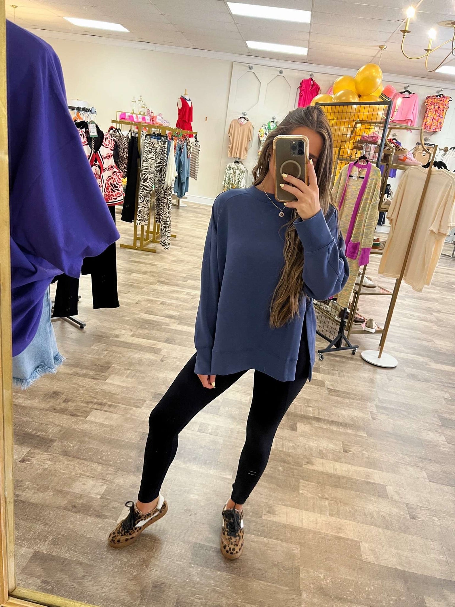 scuba sweatshirt - navy