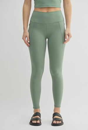 venice cloud light sculpt legging in moss
