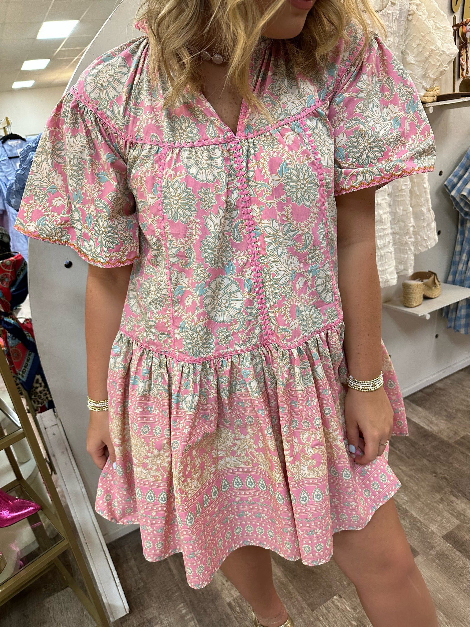 whimsy dress - pink