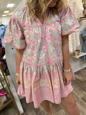 whimsy dress - pink