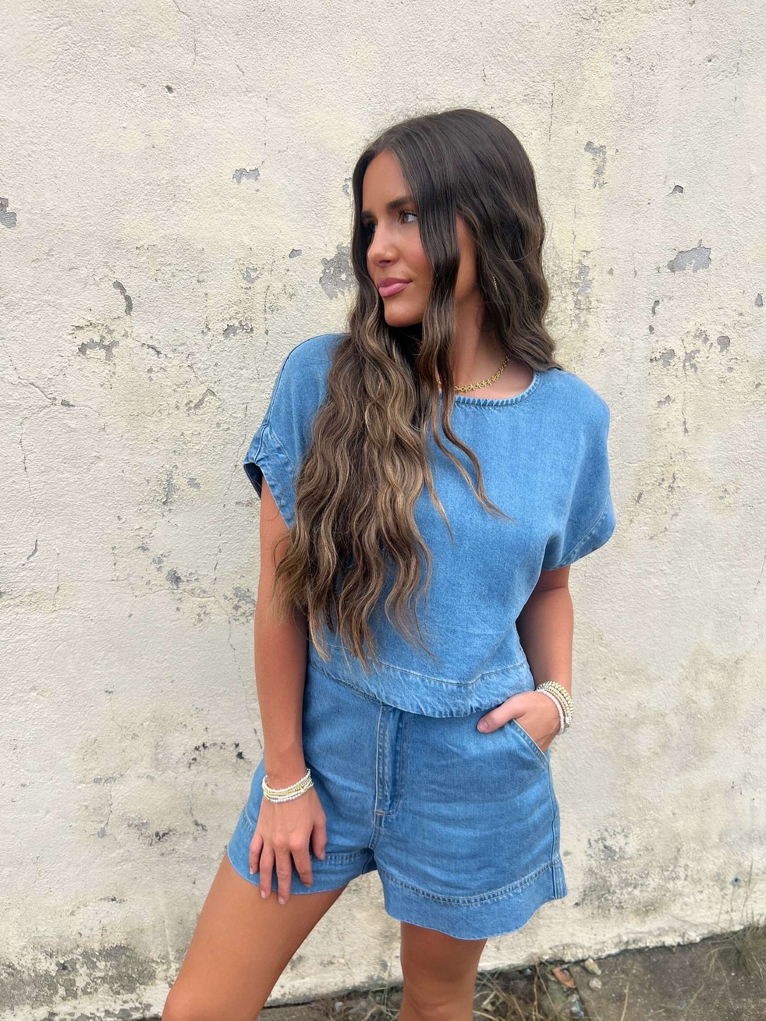 denim diva set