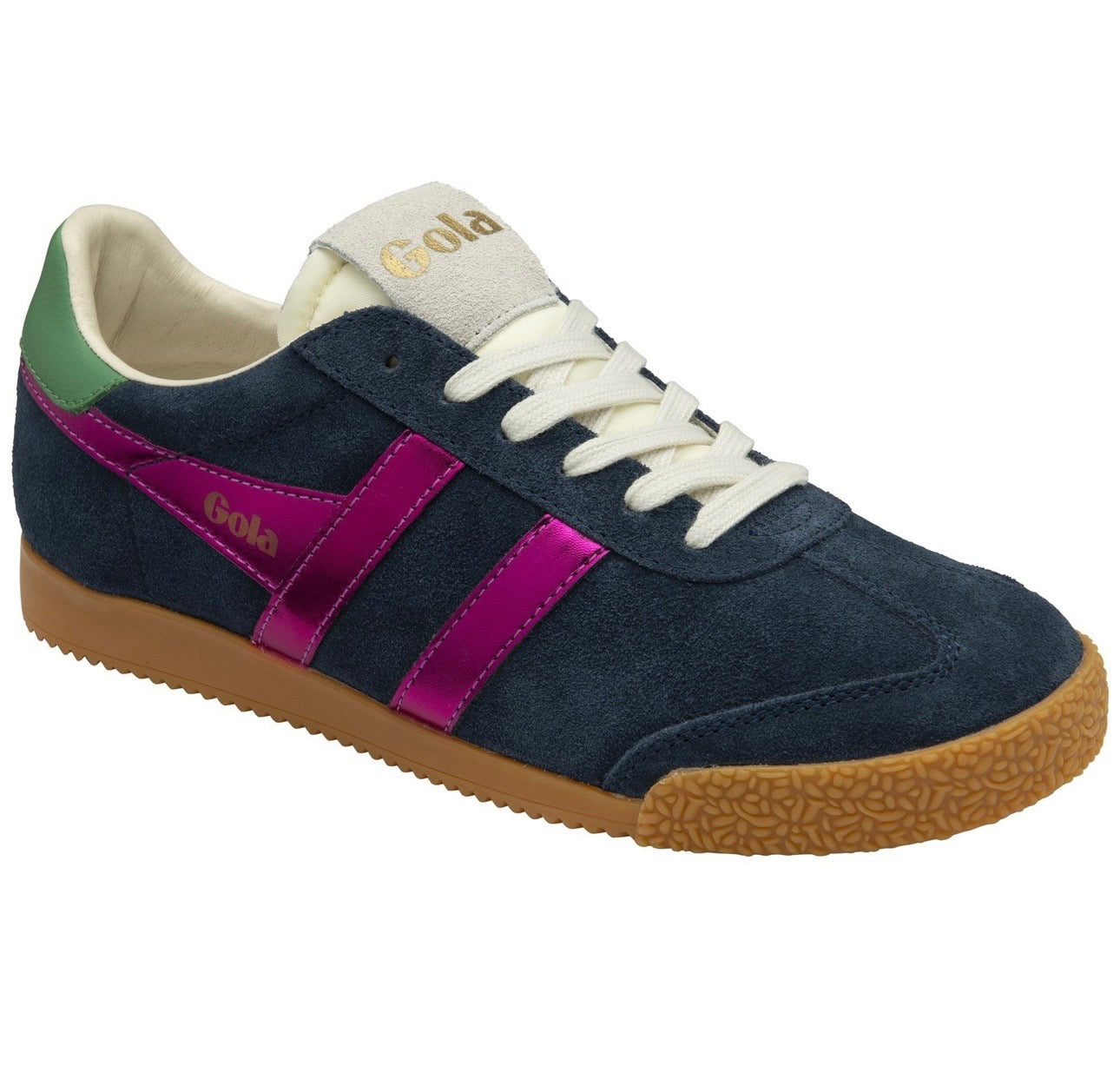 Gola glitz trainer in navy/fuchsia/emerald