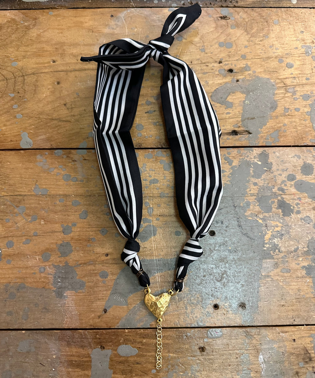TR scarf necklace #274