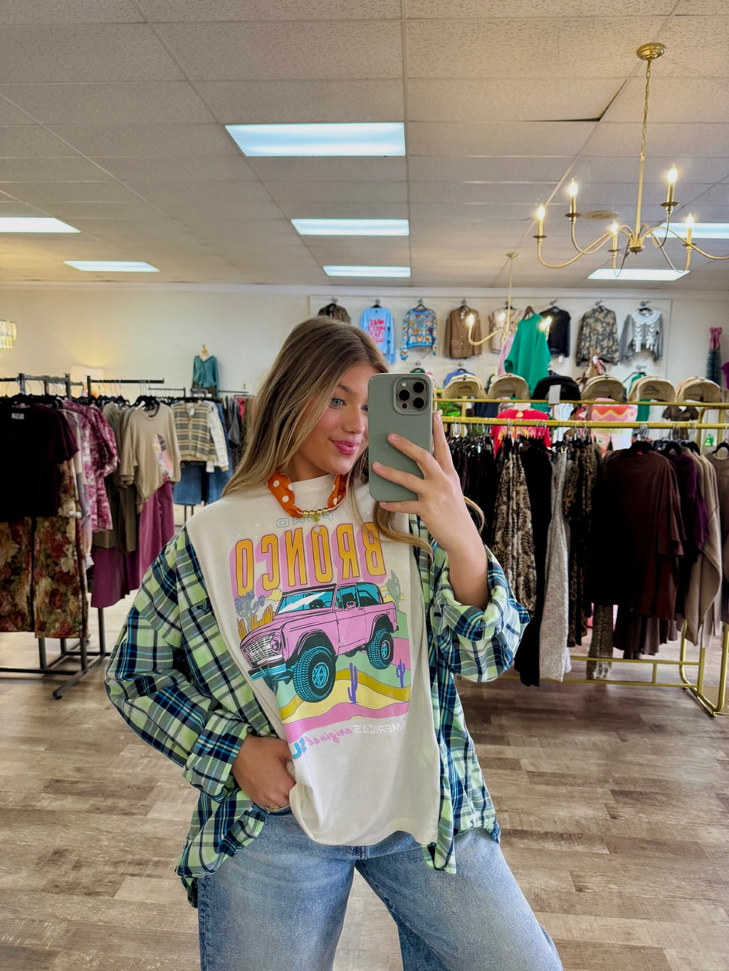 green bronco one of a kind top