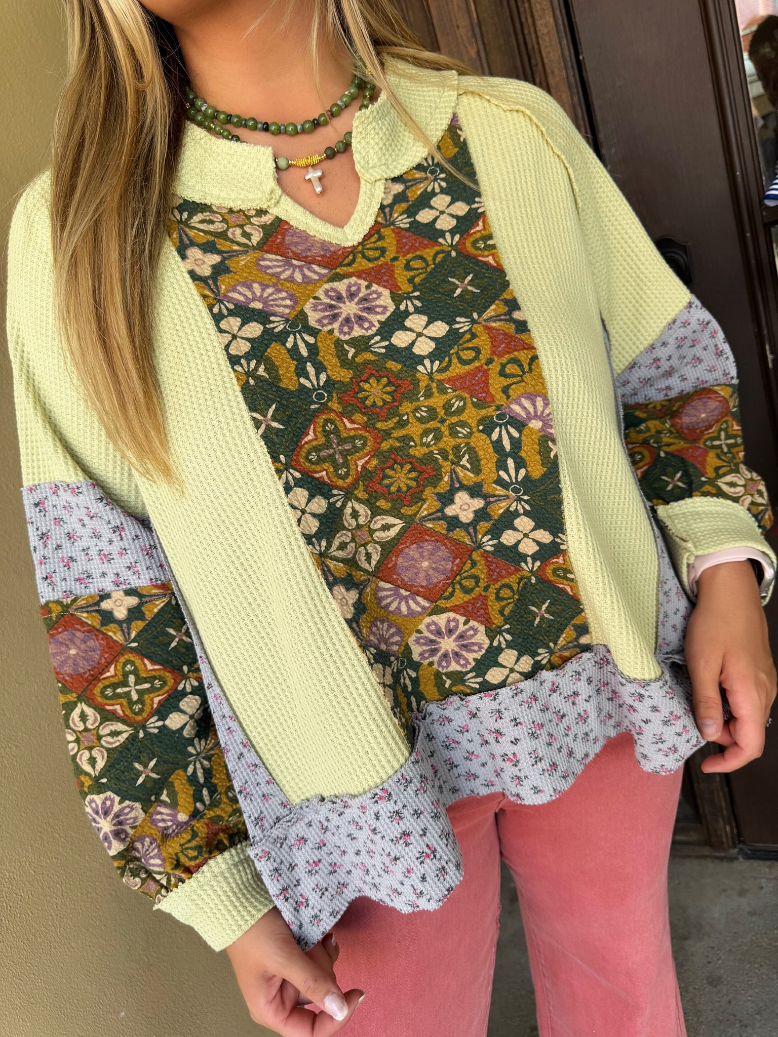 demi thermal pullover