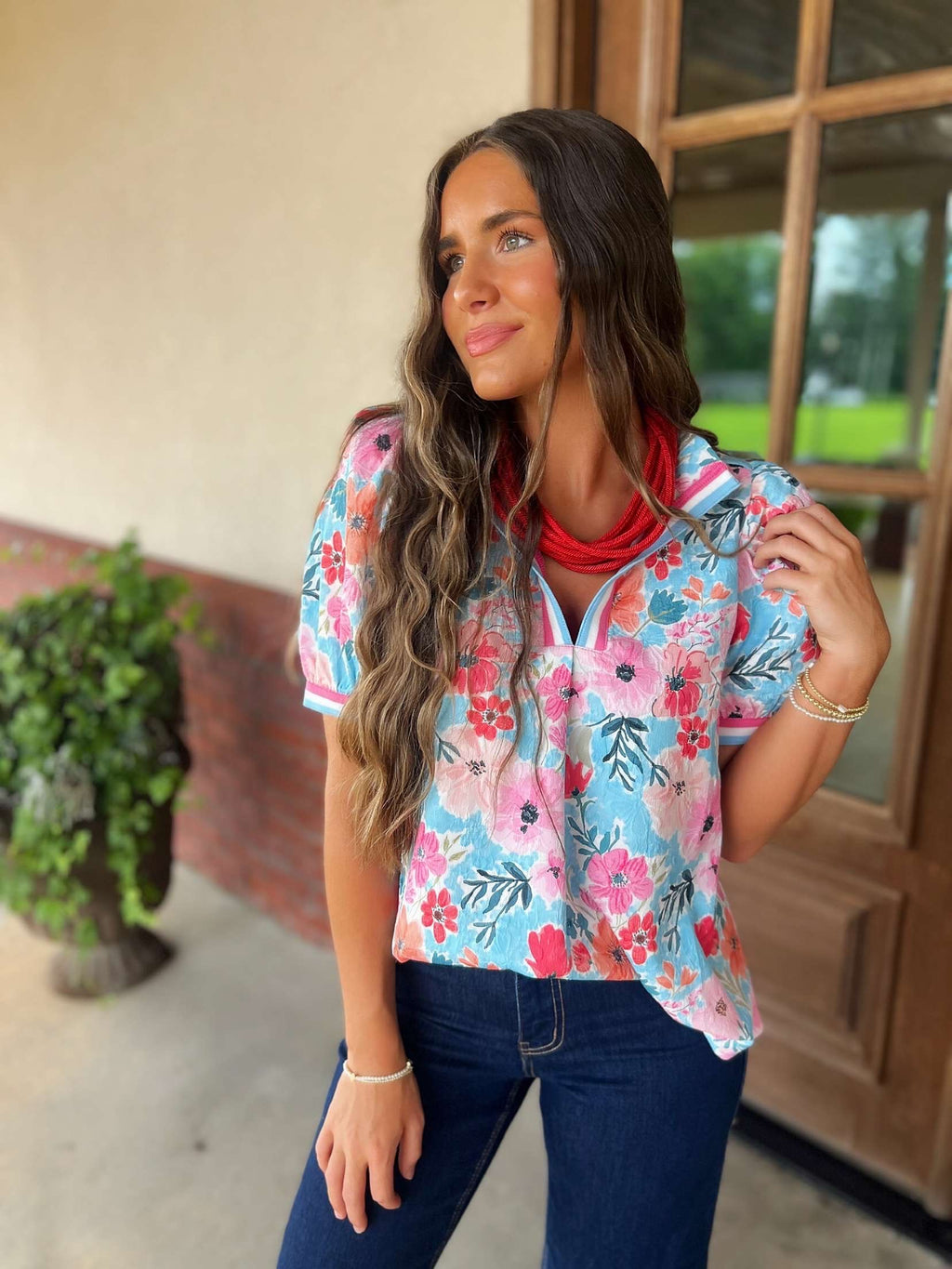 pretty in prep top