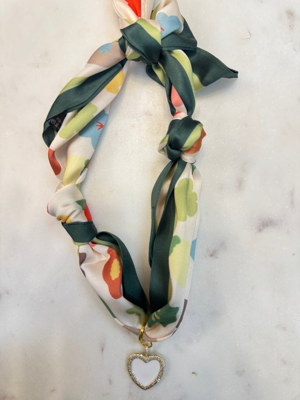 TR scarf necklace #60