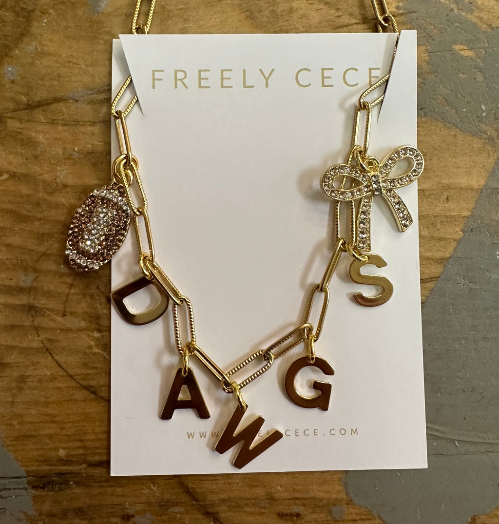 freely cece MS state charm necklace