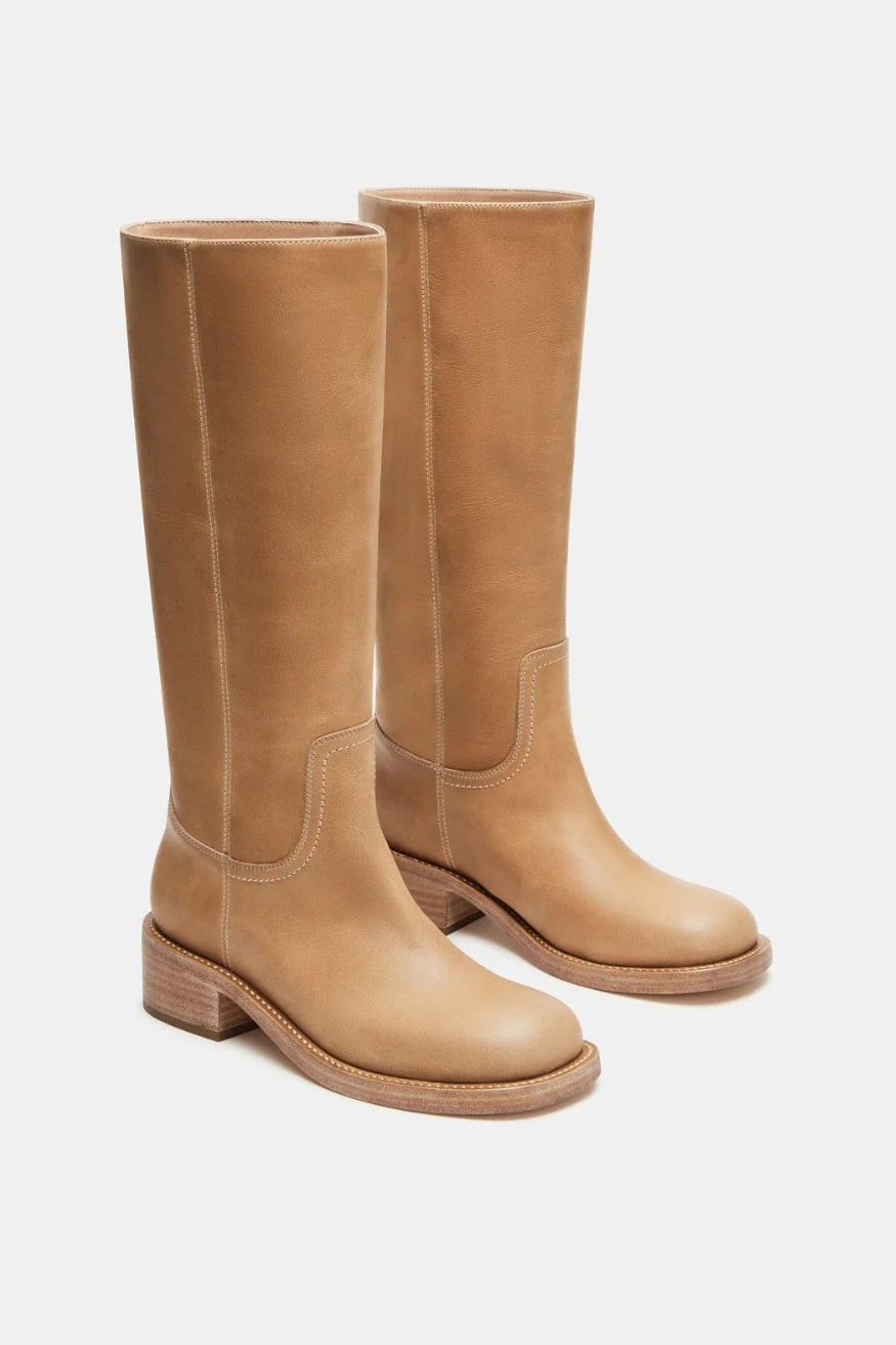 steve madden riggs boot in banana leather