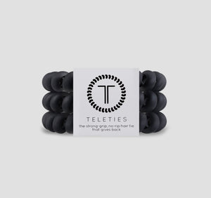 teleties spiral hair coils - large (black)