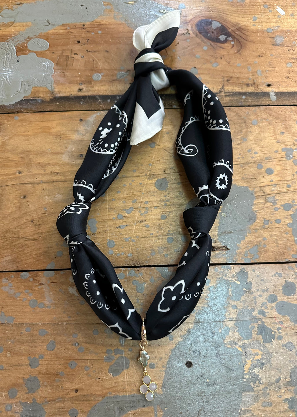 TR scarf necklace #278