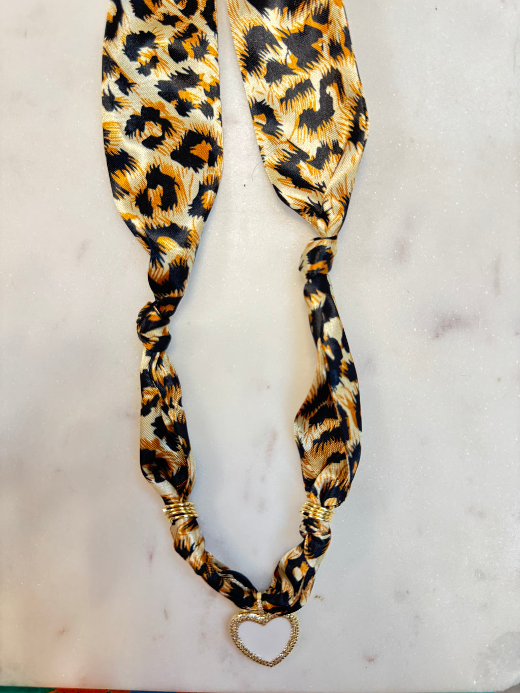 TR scarf necklace #61